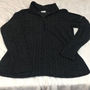 Columbia Quarter Zip Fleece Womens Medium